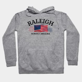 Raleigh, North Carolina Patriotic Hoodie